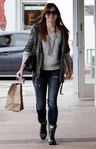 Alyson Hannigan Shopping in Brentwood (November 21, 2013) 