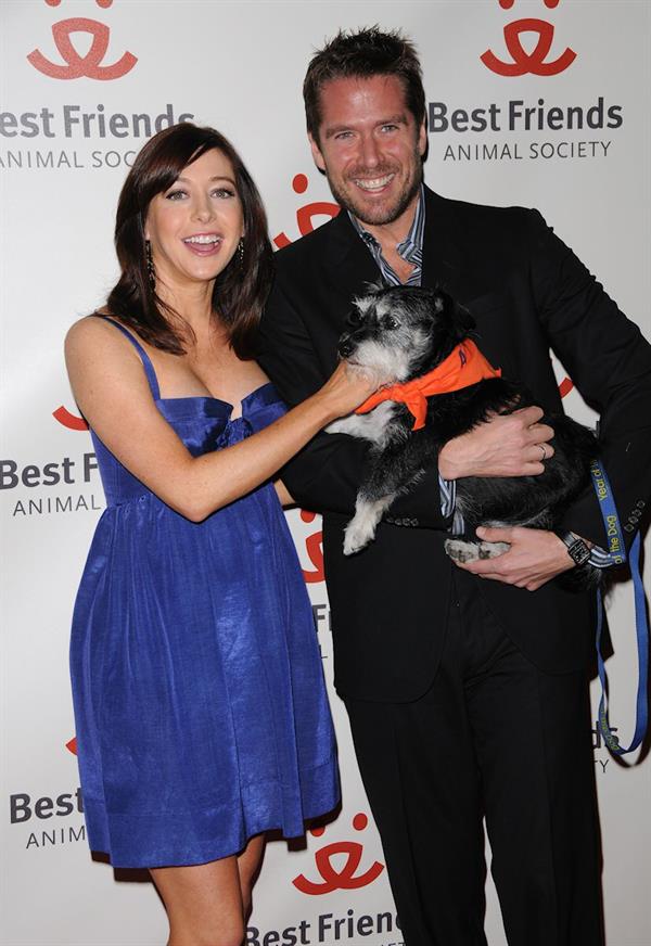 Alyson Hannigan 15th annual lint roller party 