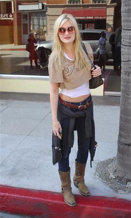 Amanda Michalka in Beverly Hills on February 2, 2012