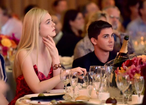 Elle Fanning at Hollywood Foreign Press Associations Grants Banquet on August 14, 2014