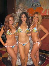 Jenny Lin in a bikini