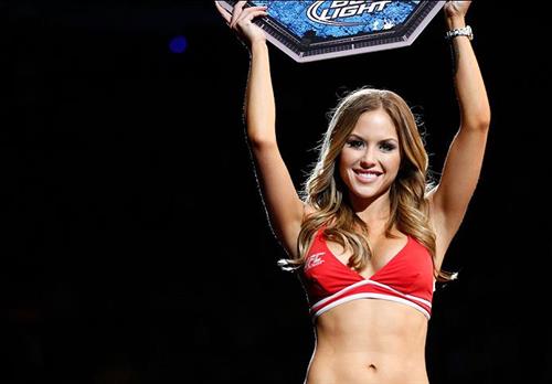 Brittney Palmer in a bikini