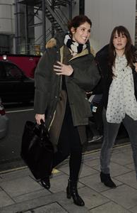 Gemma Arterton - Arrives at the ITV Studios in Waterloo, London (06.02.2013) 