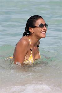 Emmanuelle Chriqui Bikini candids in Miami, 29 Aug 2013 