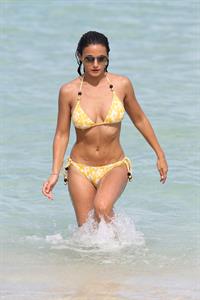 Emmanuelle Chriqui Bikini candids in Miami, 29 Aug 2013 