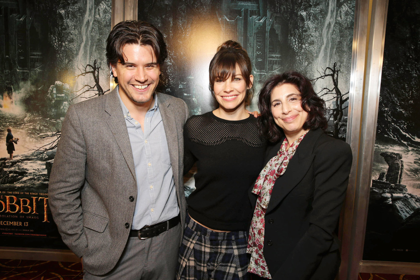 Evangeline Lilly 'The Hobbit: The Desolation of Smaug' Worlwide Fan Event in Los Angeles on Nov. 4, 2013 