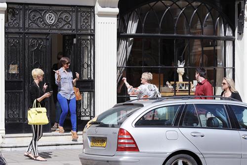 Frankie Sandford - Spotted in London Town (03.05.2013) 