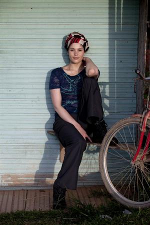 Gemma Arterton Visits Sky Rainforest Rescue, 01 Jul 2011 