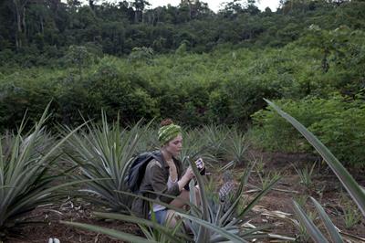 Gemma Arterton Visits Sky Rainforest Rescue, 01 Jul 2011 