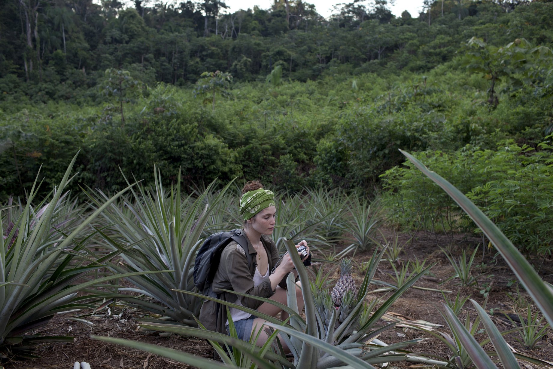 Gemma Arterton Visits Sky Rainforest Rescue, 01 Jul 2011 
