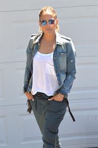 Jennifer Lopez leaves a private party in Brentwood on August 10, 2014