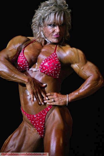 Lisa Aukland in a bikini