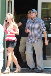 Britney Spears leaving Wild Flour Bakery Cafe on August 11, 2014