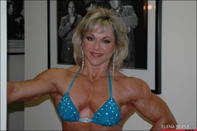 Lisa Aukland in a bikini