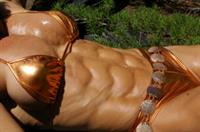 Lisa Aukland in a bikini