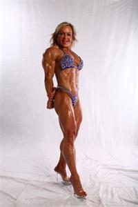 Lisa Aukland in a bikini