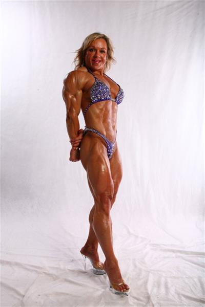 Lisa Aukland in a bikini