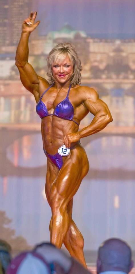 Lisa Aukland in a bikini