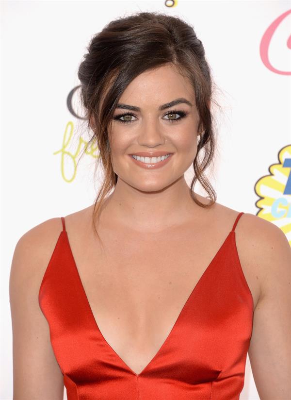 Lucy Hale attending the 2014 Teen Choice Awards, Los Angeles, August 2014
