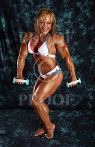 Lisa Aukland in a bikini