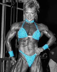 Lisa Aukland in a bikini