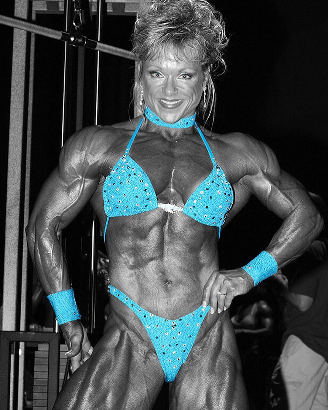 Lisa Aukland in a bikini