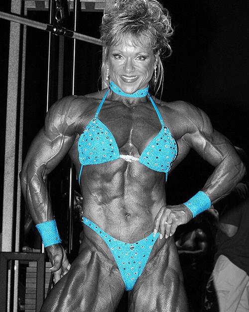 Lisa Aukland in a bikini