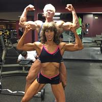 Jayne Stark in a bikini