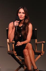 Megan Fox at interview inside the Apple Soho Store in Manhattan August 05, 2014