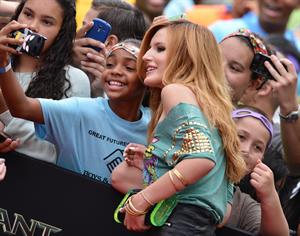 Bella Thorne at the Teenage Mutant Ninja Turtles L.A. premiere