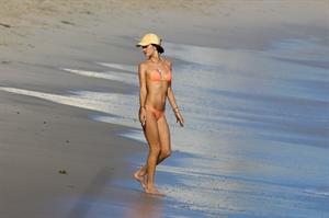Alessandra Ambrosio has a family fun day at the beach in Malibu