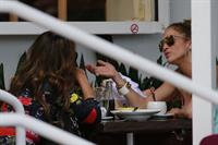 Jennifer Lopez and Leah Remini shopping at Fred Segal in Los Angeles on July 30, 2014