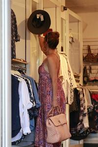 Jennifer Lopez and Leah Remini shopping at Fred Segal in Los Angeles on July 30, 2014