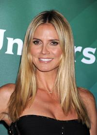 Heidi Klum attending the NBC Universal Summer Press Day in Pasadena on April 22, 2013