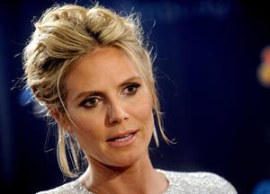 Heidi Klum attending the  America's Got Talent  Post Show in New York on August 21, 2013 