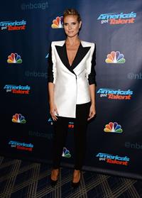 Heidi Klum attending America's Got Talent Season 8 at Radio City Music Hall in New York on August 7, 2013