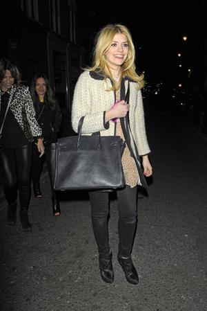 Holly Willoughby Groucho Club London - March 15, 2013 