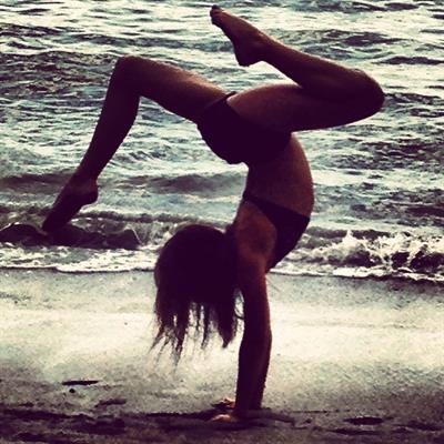 Anonymous in a bikini