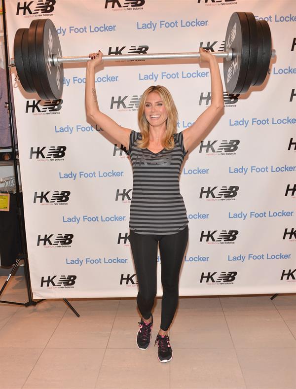 Heidi Klum Launch her new Collection 'Heidi Klum for New Balance' at Lady Foot Locker in Culver City 14.03.13 