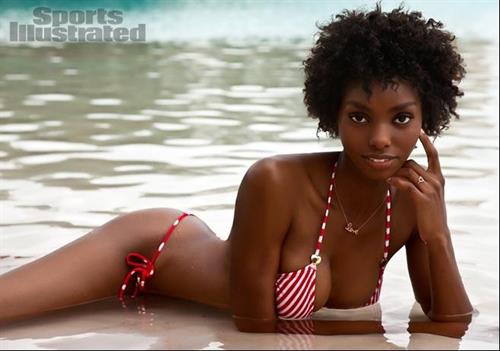 Adaora Akubilo in a bikini