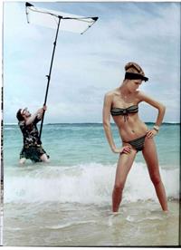 Raquel Zimmermann in a bikini