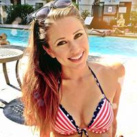 Nia Sanchez in a bikini