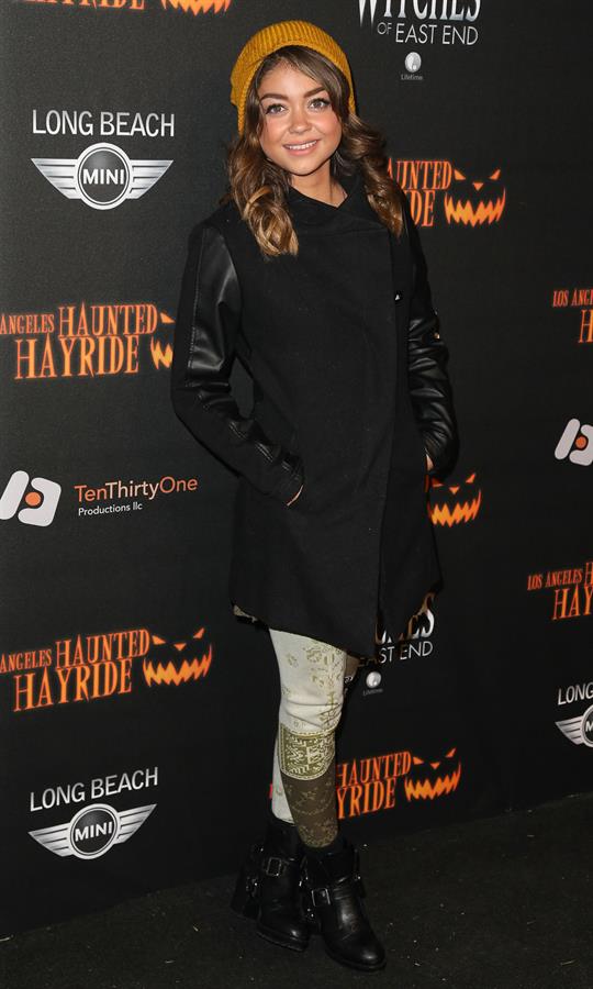 Sarah Hyland 5th Annual LA Haunted Hayride VIP Premiere Night in Los Angeles, October 10, 2013 