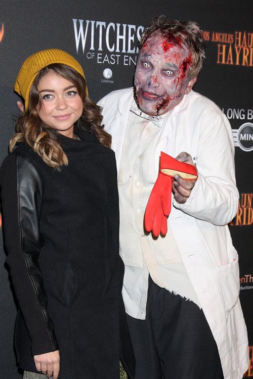 Sarah Hyland 5th Annual LA Haunted Hayride VIP Premiere Night in Los Angeles, October 10, 2013 
