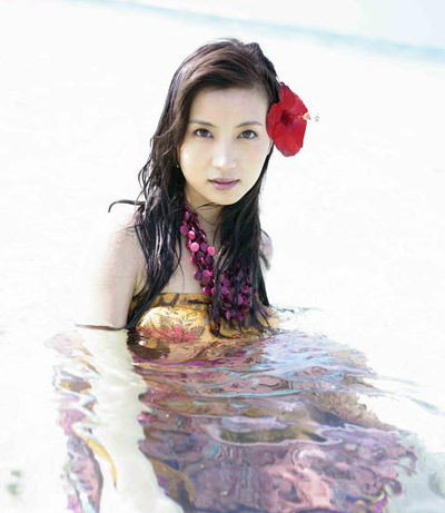 Hao Chen in a bikini