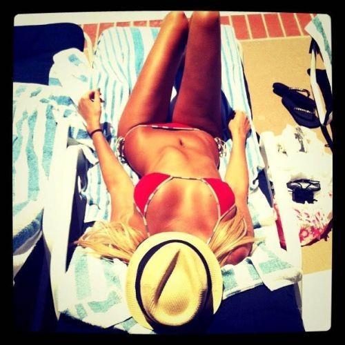 Paulina Gretzky in a bikini