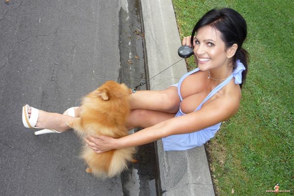 Denise Milani Snapshots - DogWalk