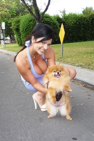 Denise Milani Snapshots - DogWalk