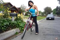 Denise Milani Snapshots - Bicycle