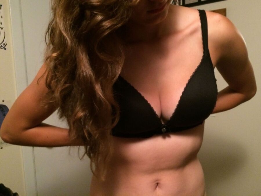 Anonymous in lingerie